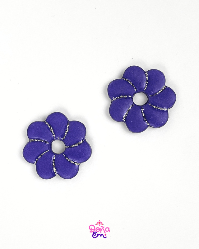 Pampilles "Jenna" - Violet profond