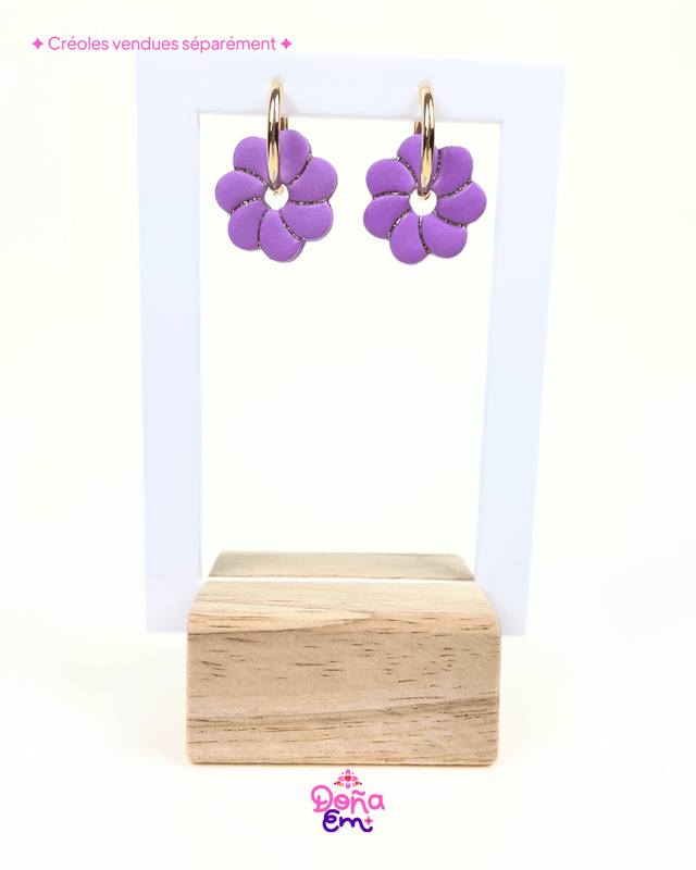 Pampilles "Jenna" - Doux mauve