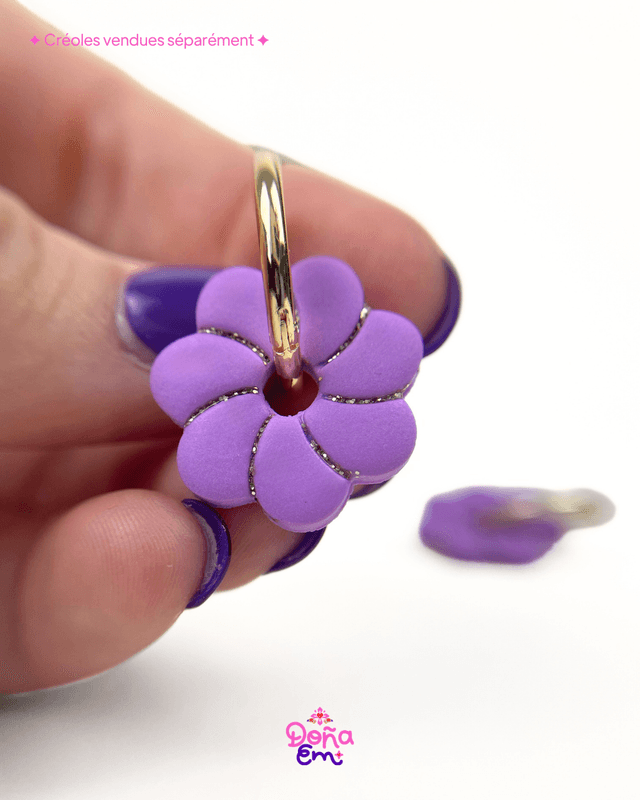 Pampilles "Jenna" - Doux mauve