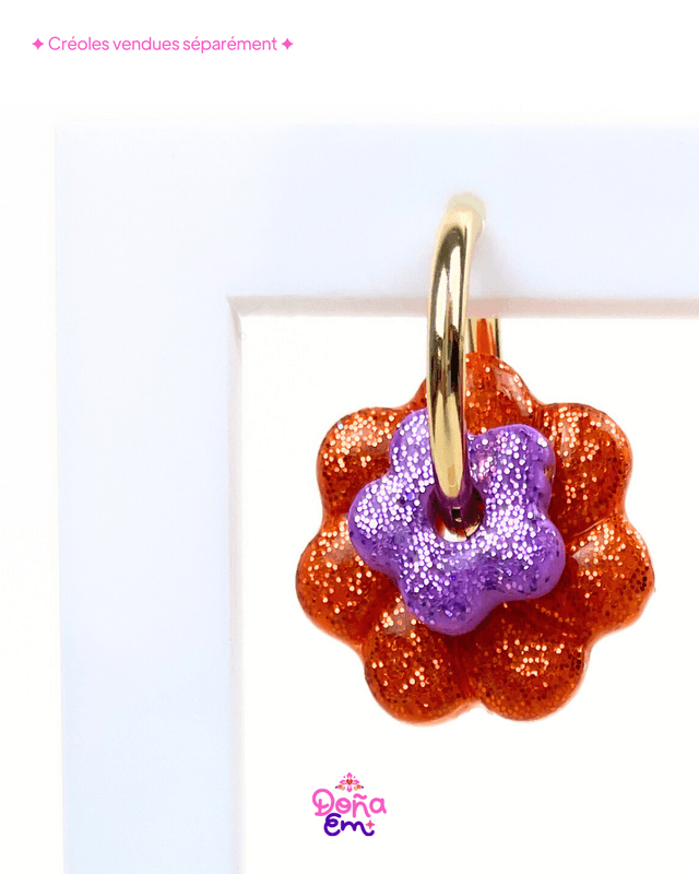 Pampilles "Mini Flor" - Violet audacieux