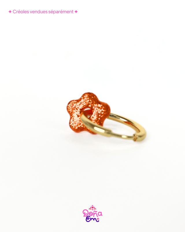 Pampilles "Mini Flor" - Orange flamboyant