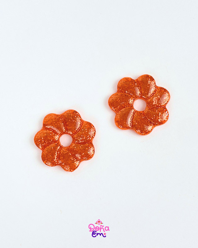 Pampilles "Jenna" - Orange flamboyant