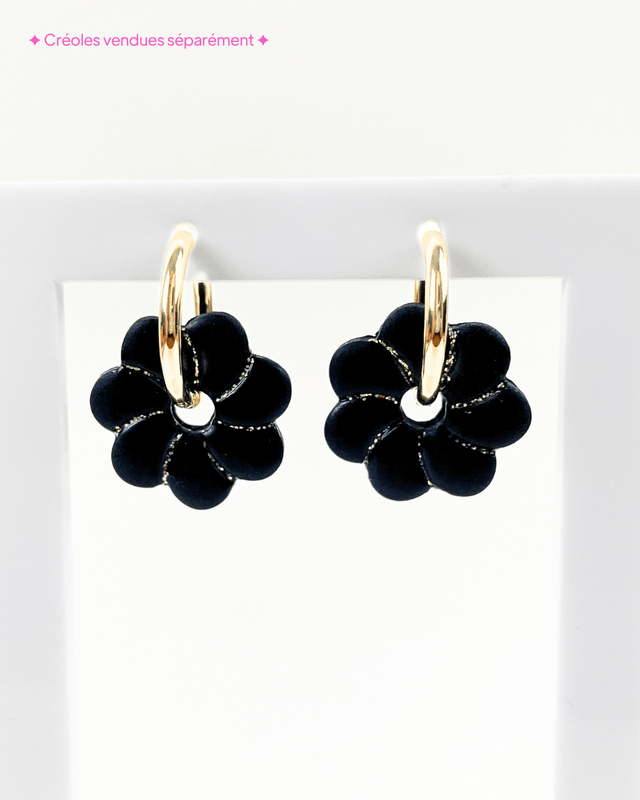 Pampilles "Jenna" - Noir velours