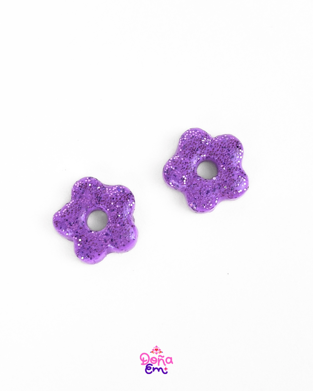 Pampilles "Mini Flor" - Violet audacieux