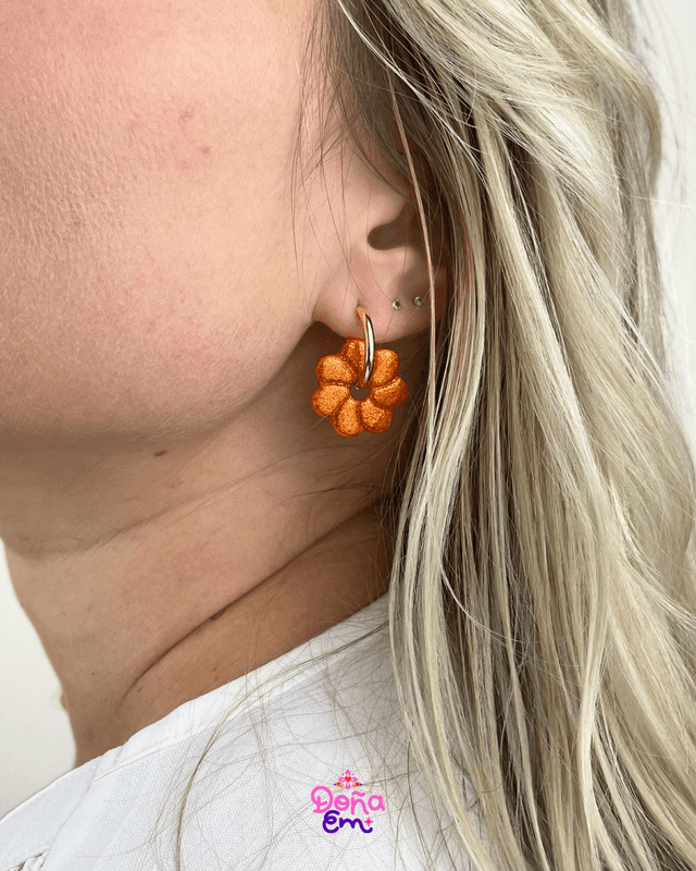 Pampilles "Jenna" - Orange flamboyant
