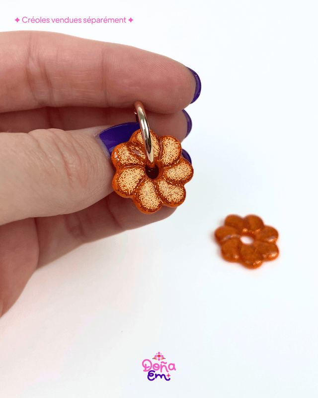 Pampilles "Jenna" - Orange flamboyant