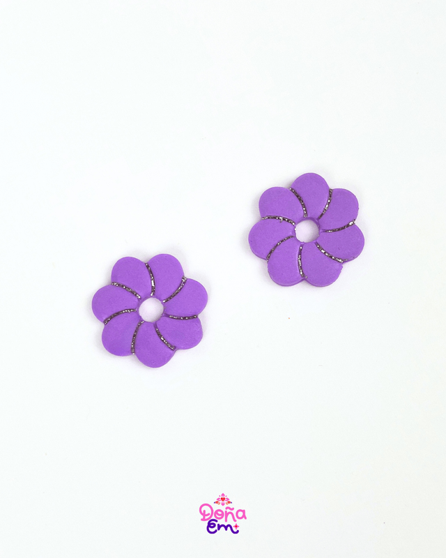 Pampilles "Jenna" - Doux mauve