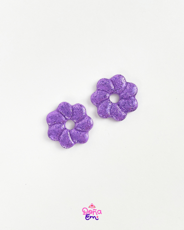 Pampilles "Jenna" - Violet audacieux