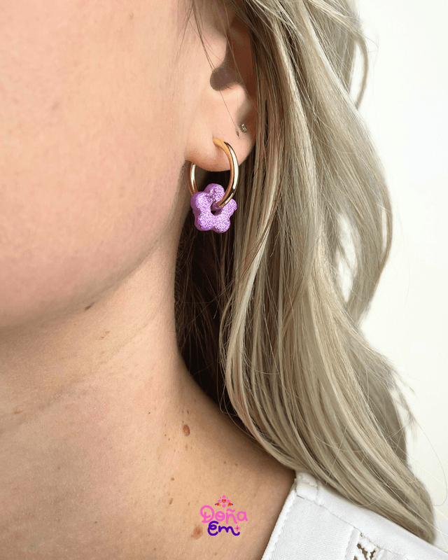 Pampilles "Mini Flor" - Violet audacieux