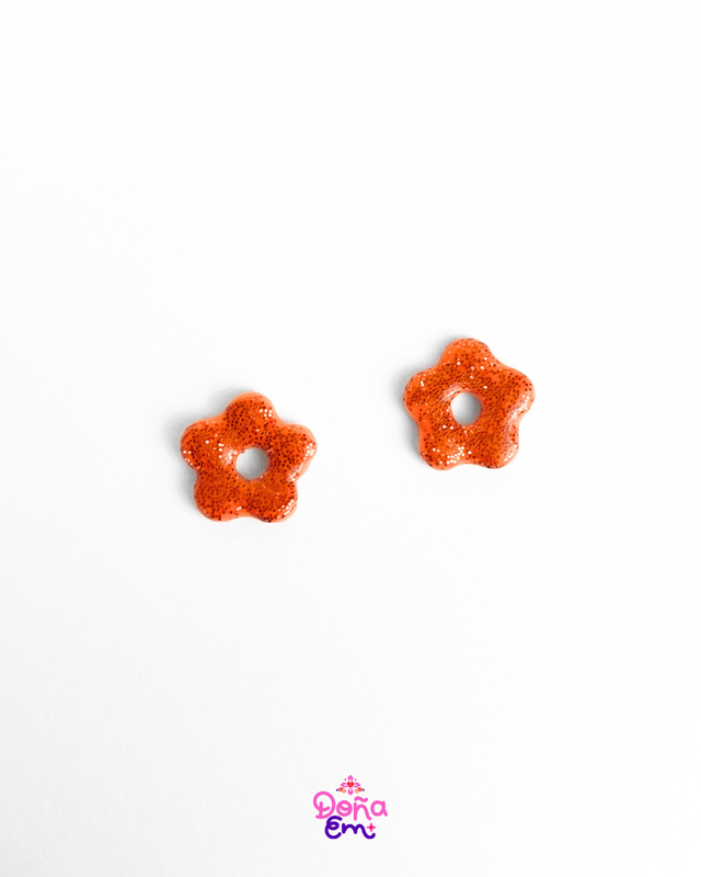 Pampilles "Mini Flor" - Orange flamboyant