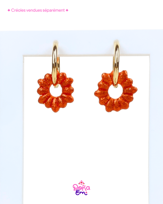Pampilles "Doña" - Orange flamboyant