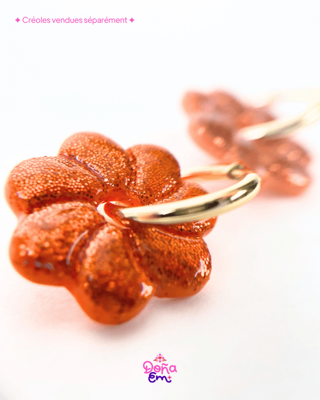 Pampilles "Jenna" - Orange flamboyant