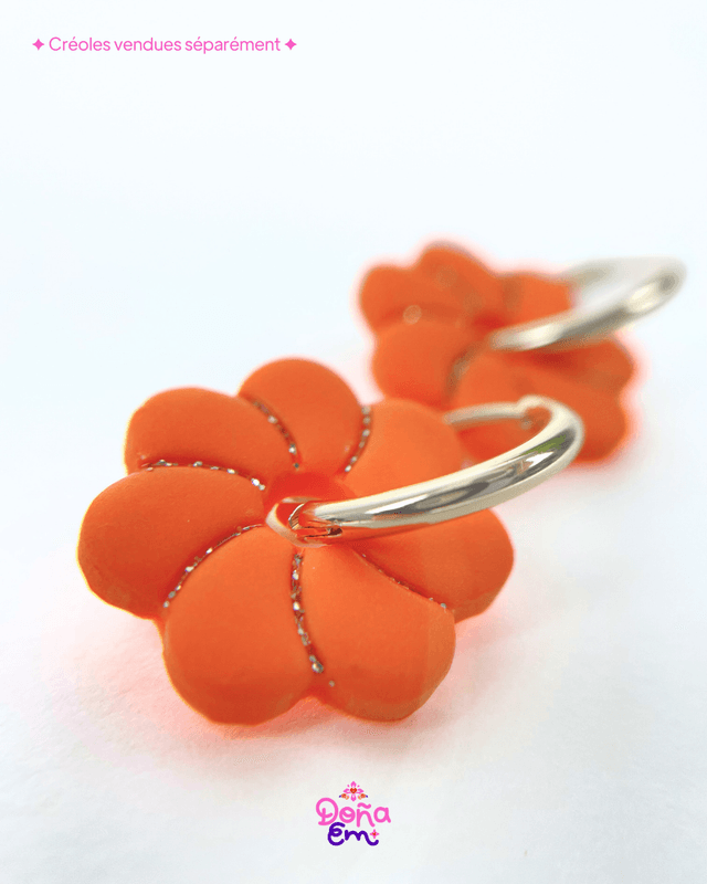 Pampilles "Jenna" - Orange éclatant