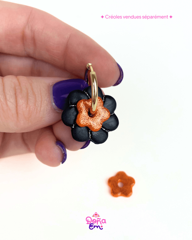 Pampilles "Mini Flor" - Orange flamboyant