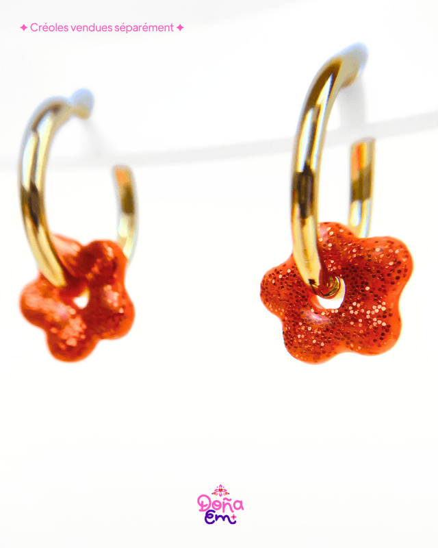 Pampilles &quot;Mini Flor&quot; - Orange flamboyant